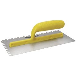 Llana Cuadrada 11" X 5" Mango Plastico Surtek