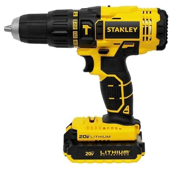 Taladro Rotomartillo 20V Max 1/2" Li-Ion 1.3Ah 1500Rpm 25500Ipm 3.3Kg 2 Baterias Y Cargador Stanley D..